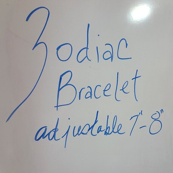 PISCES BLACK LEATHER ZODIAC CUFF NWT - Picture 7 of 7